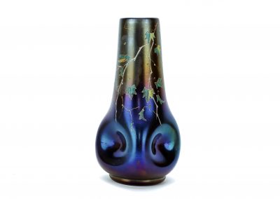 Thomas Webb – Bronze vase