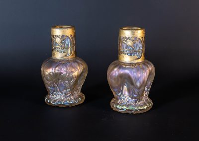 Carl Stolzle & Son Martelé vases