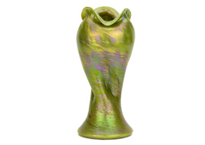Josef Rindskopf Green Opal Vase
