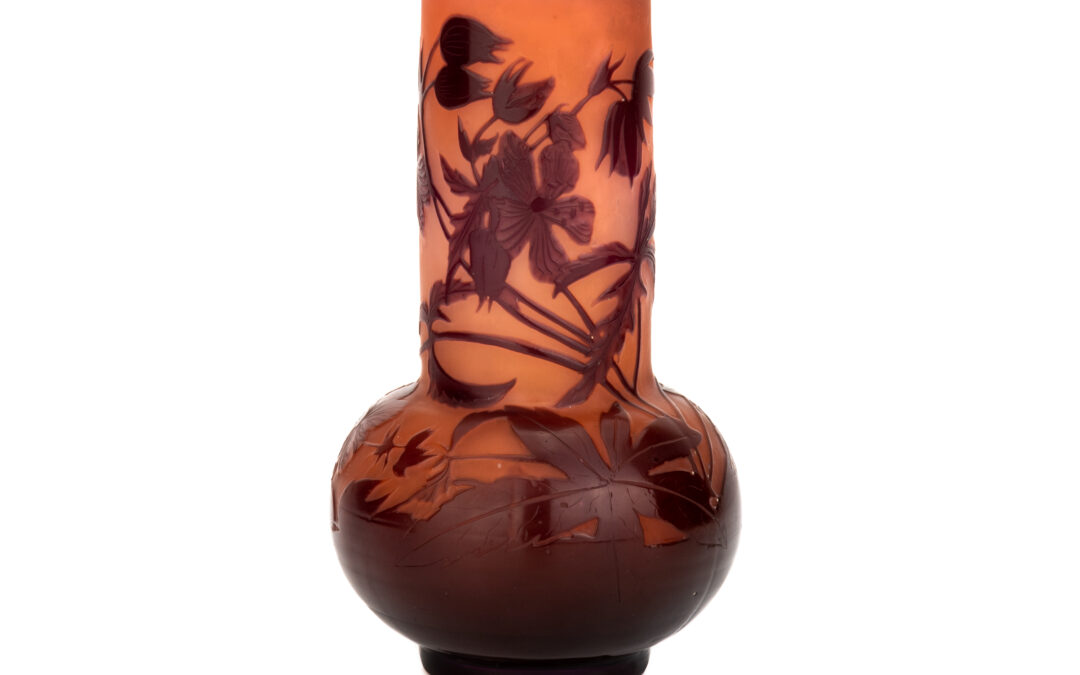 Establishment Gallé – Clematis Cameo vase