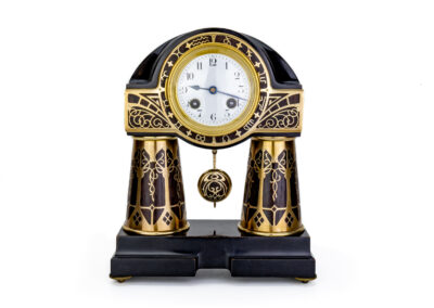Erhard und Söhne – Jugendstil intarsia clock – 1908 / 1909