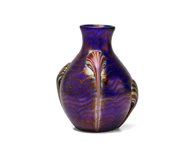 Johann Loetz vase Cobalt Phänomen Genre 1/64