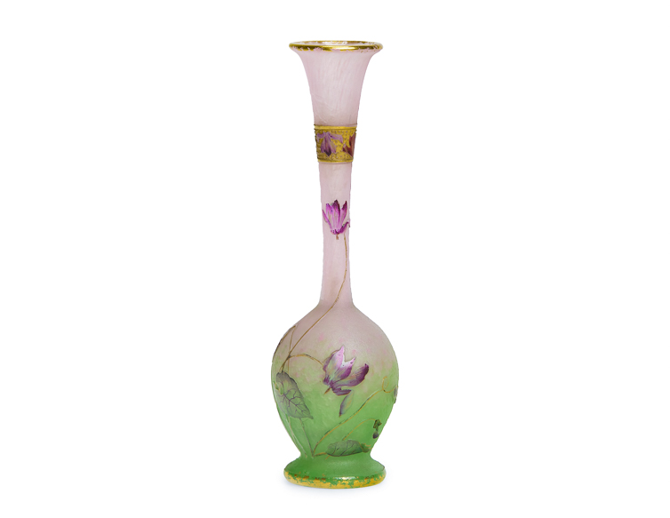 Daum Freres Nancy Cycladen Vase Art Nouveau