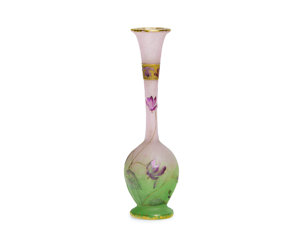 Daum Freres Nancy Cycladen Vase Art Nouveau