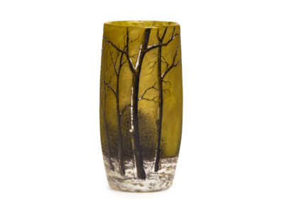 Daum Nancy – Paysage d’Hiver / Winterlandschap vaas