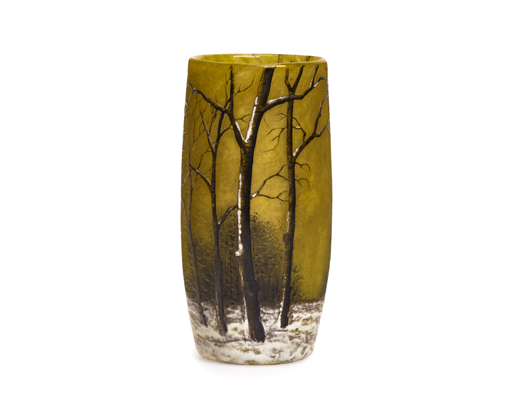 Daum Nancy – Paysage d’Hiver / Winterlandschap vaas