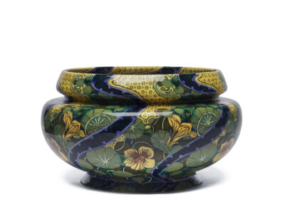 N.V. Haagsche Plateelbakkerij Rozenburg – Faïence Jardinière- Nieuwe Kunst