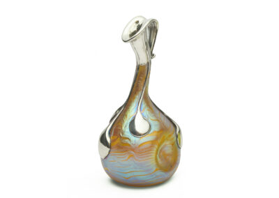 Johann Loetz Witwe – Phänomen Genre 1/4 -Silver-overlay rose sprinkler