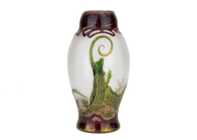 Carl Goldberg – Lizard – Jugendstil vase